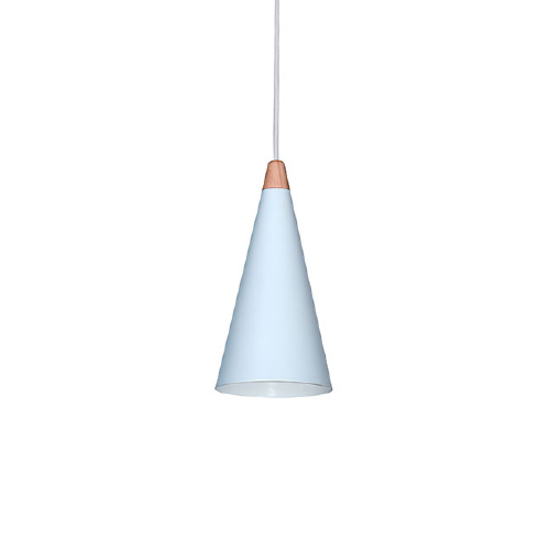 COLGANTE METALICO 1 LUZ E27 TEXTIL BLANCO